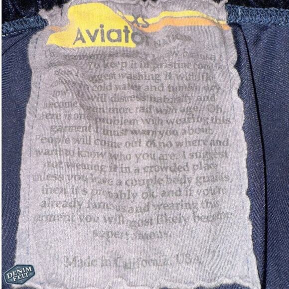 Aviator Nation Women’s Velvet Rainbow Five Stripe Sweatpants – Navy - Picture 8 of 10